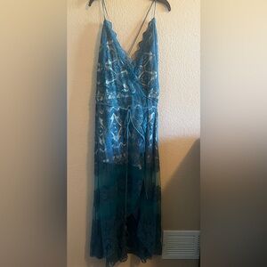 Jen's Pirate Booty Teal Blue Dress